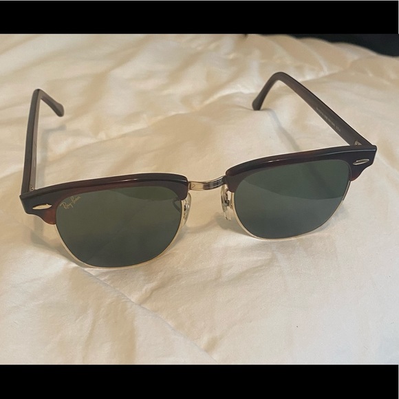 Vintage Ray Ban Clubmaster Sunglasses - Picture 2 of 14